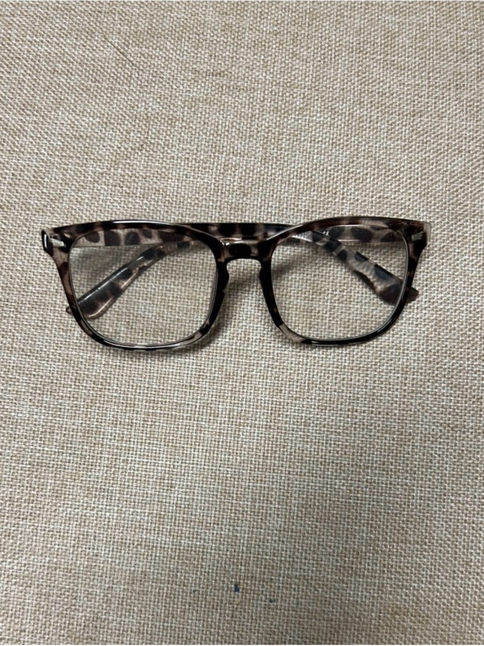 Tortoiseshell Square Blue Light Glasses